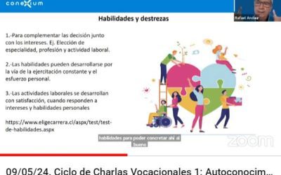 1ra Charla Vocacional:  Autoconocimiento y Desarrollo