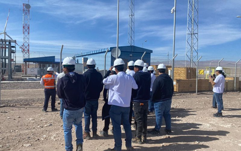 Visita parque eólico 1